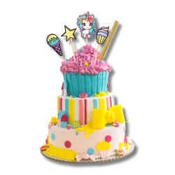 Mini Topper para Pastel