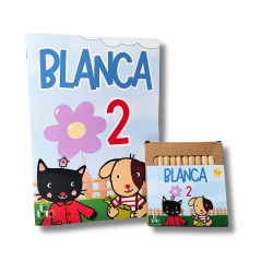 Libro para Colorear con Lápices de Madera