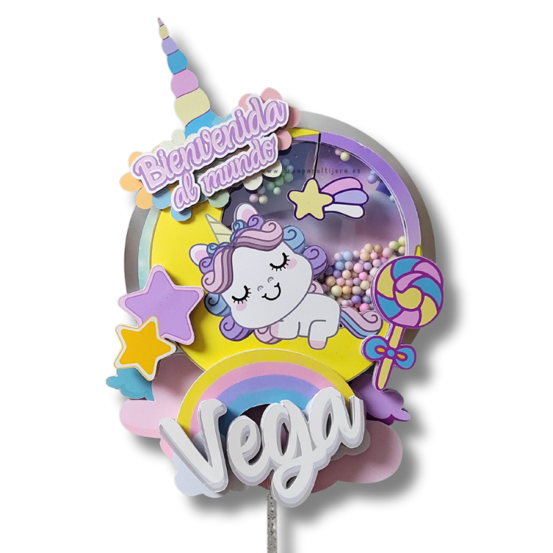Topper para Pastel 3D Topper para Pastel 3D