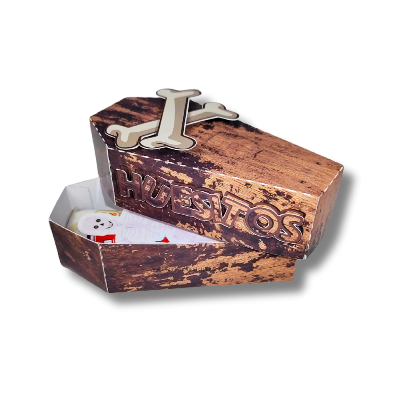 Caja de Ataúd con Huesitos Caja de Ataúd con Huesitos