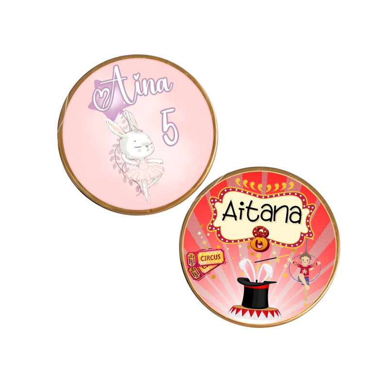 monedas de chocolate